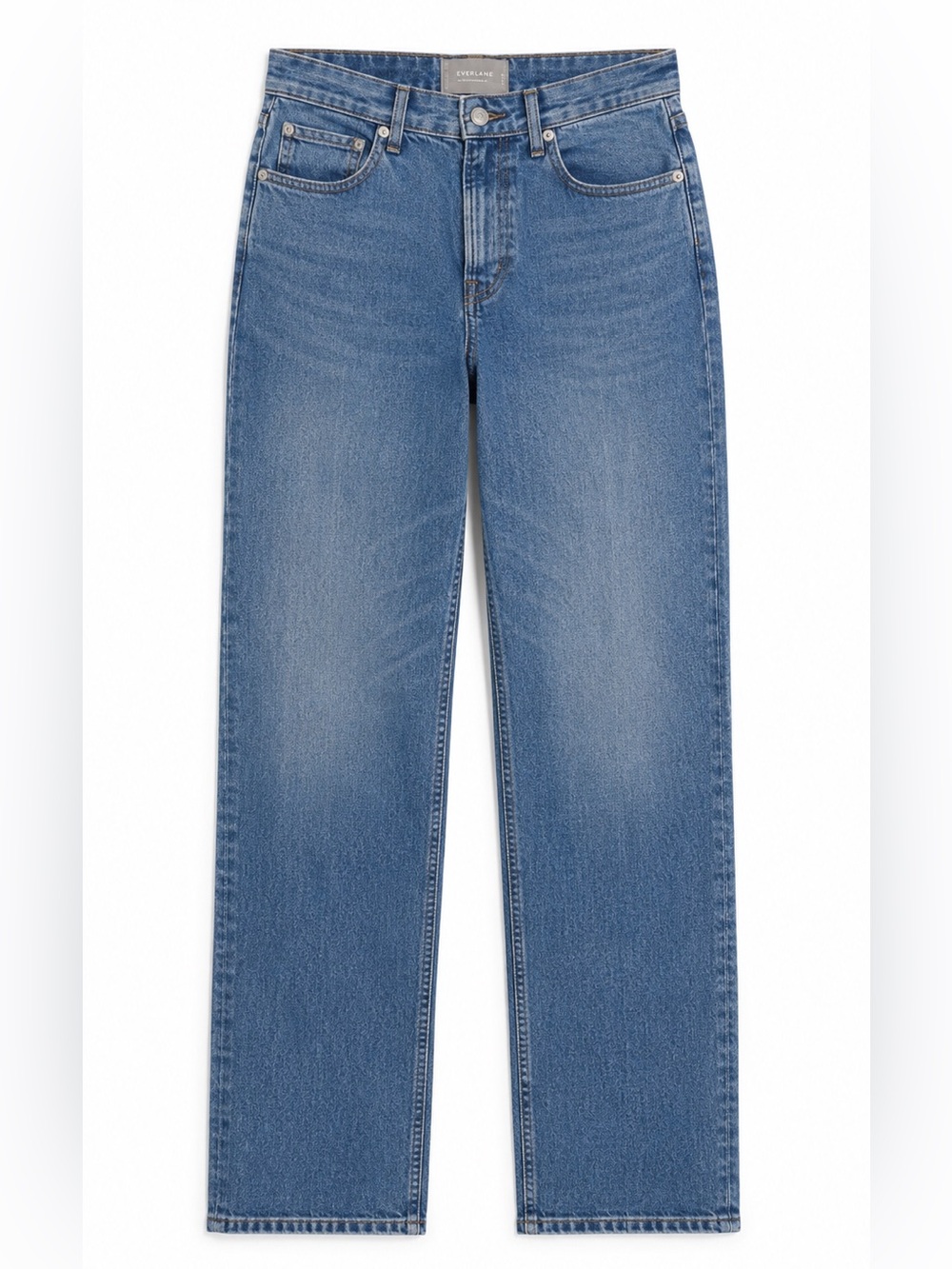 Everlane The High Rise Straight Jean Medium Wash 28 Regular